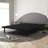 Bedroom Furniture King-Size Upholstered Platform Bed Base, Metal Bed Frame, Black-1611493594