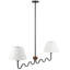Luminaire suspendu 2 lumières Sunlit Squiggle-101991419