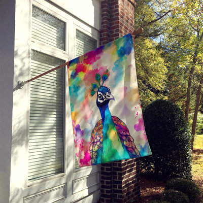 Drapeau de maison de paon hippie