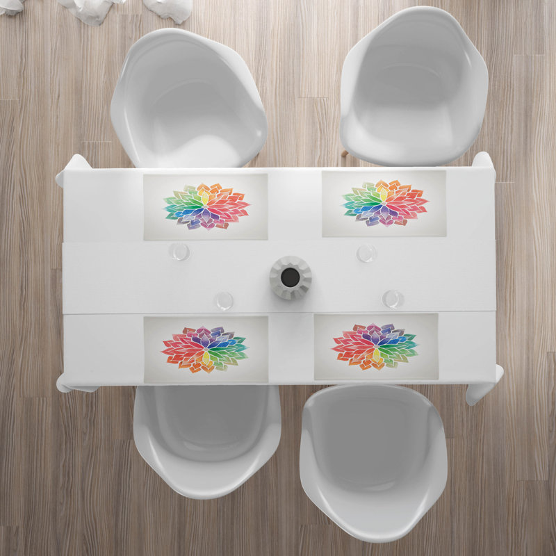 Récapitulatif 18,5" arc-en-ciel mandala