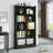 Six-Tier Modern Library Bookshelf Storage Organizer-699690480