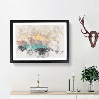 Mountains in Pokhara Nepal - Framed Print