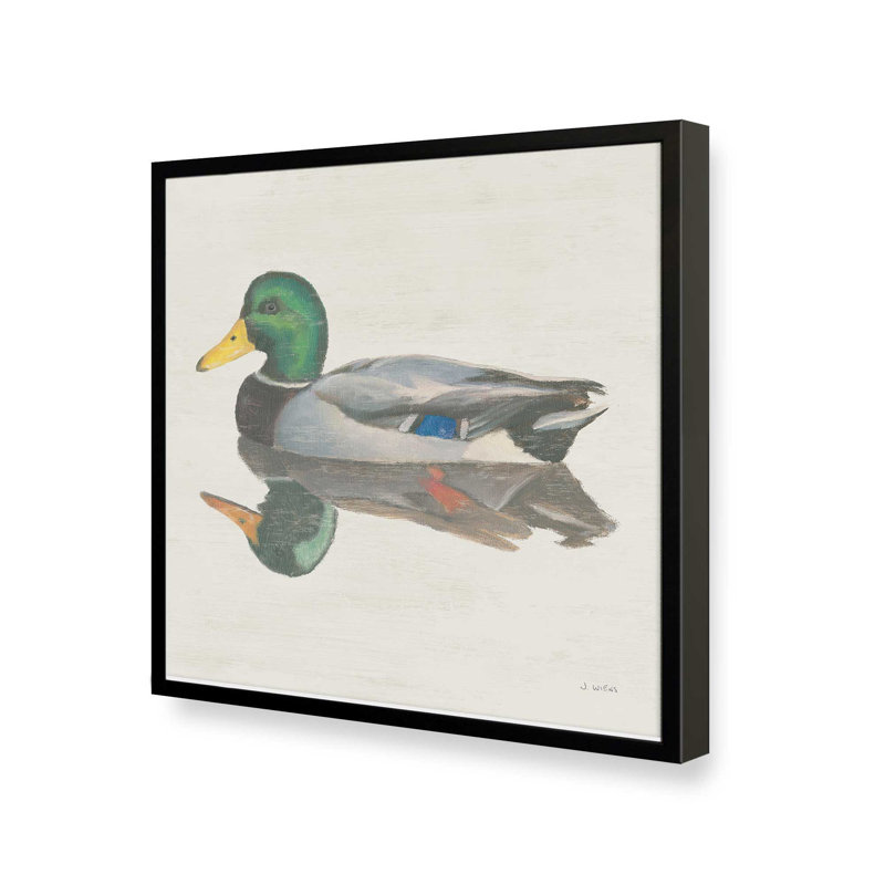 «Waters Edge IV» par James Wiens, reproduction d'art, H 20 po x l 20 po, Noir