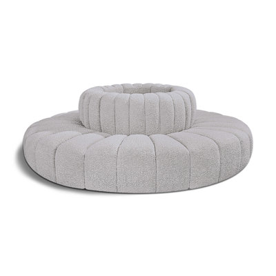 Hite Upholstered Curved Sectional Reversible