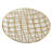 Matrix Gold Set of 6 Plated Canape Plates 6in asst