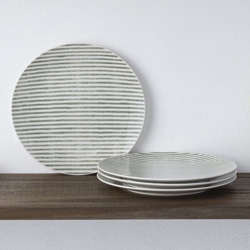 Assiettes à salade - hamac Noritake - 9-1 / 2 po, Vert