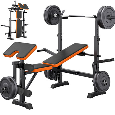 Multifunctional Adjustable Weight Bench For Home Gym