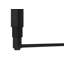 Bureau d'ordinateur, bureau personnel, debout, réglable, L 48 po, travail, ordinateur portable, stratifié, métal noir, contemporain, moderne-270500847
