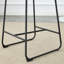 Ensemble de 2 chaises de bar rétro en suède brun, tabourets confortables convenant aux décors de style industriel et rétro, avec des dimensions de produit de 17,7 x 14,5 x 37 pouces.