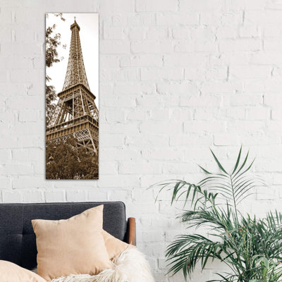 La Tour Eiffel I 1 Piece Panoramic Wall Art on Canvas
