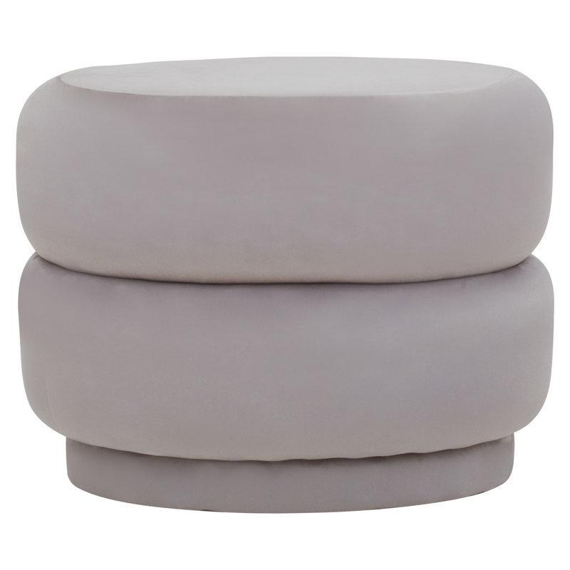 Manufactured Wood Accent Stool, Mink