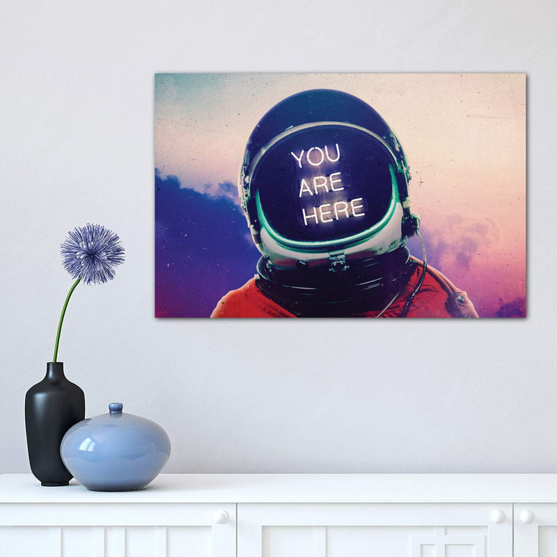 «Where You Are» par Transparent - impression d'art graphique, Toile tendue, H 18 po x l 26 po x P 1,5 po