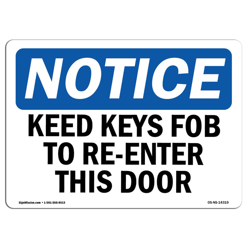 Notice Sign
