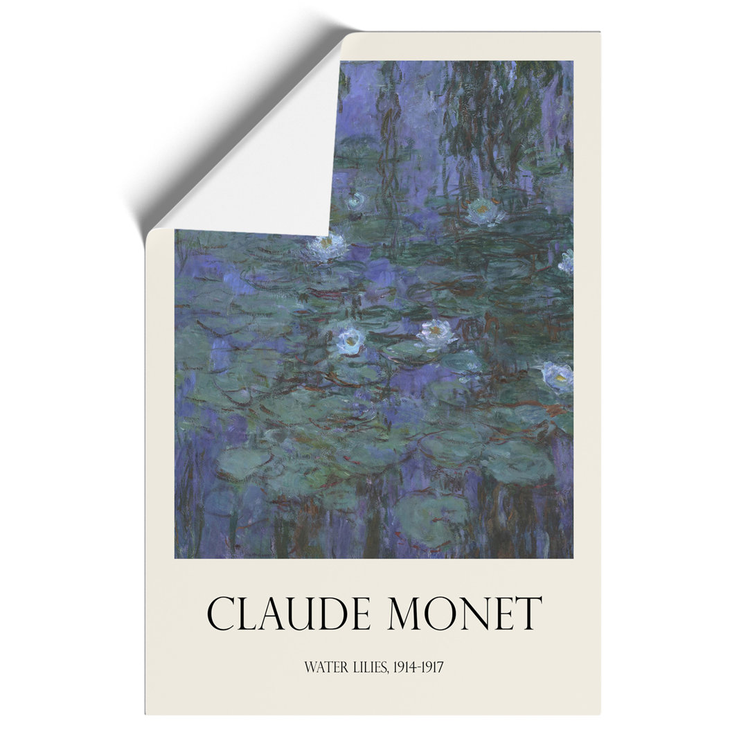 Water Lilies Lily Pond Print by Claude Monet - Frameless Print