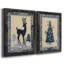 Silhouette de cerf - ensemble de 2 impressions-1993020040-1993020042-1993020044