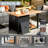 Quinte Premium All-Weather Wicker 5 - Person Patio Conversation Set with Cushions-483059974