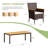 Callan 8 - Person Wicker Patio Dining Set with Rectangular Table , Cushions Included-1722931116