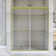 60 In. W X 70 In. H Double Sliding Framed Shower Door In
