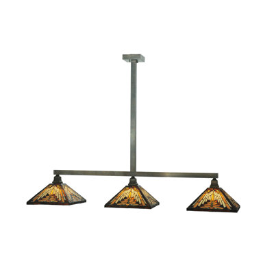 Luminaire suspendu pour îlot de 62,5 po L 62,5 po Mission