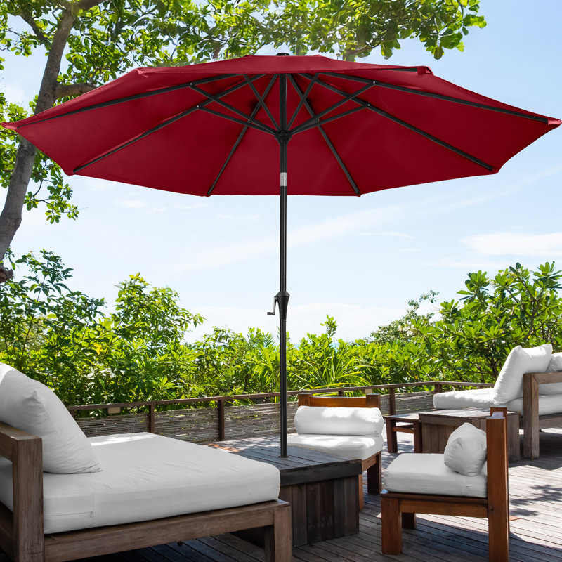Parasol d'extérieur 10 pi Pure Garden, Vin rouge