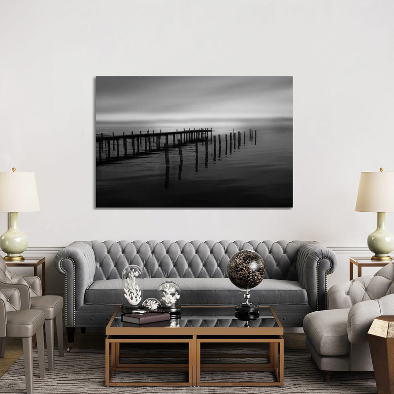 Lake Harbour by Lena Weisbek - Wrapped Canvas Print, 152.5 cm H x 101.5 cm W
