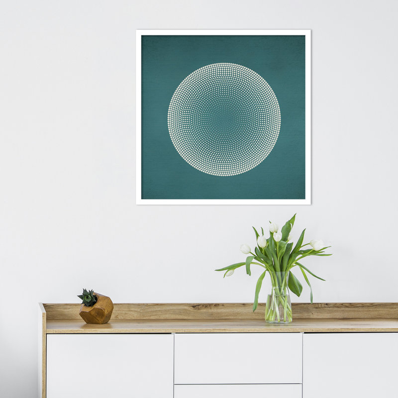 Circles by Incado, 25" H x 25" W x 1" D, White
