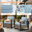 Chaise de patio avec coussins Creal-601288656
