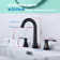 Widespread 2-handle Bathroom Faucet with Drain Assembly