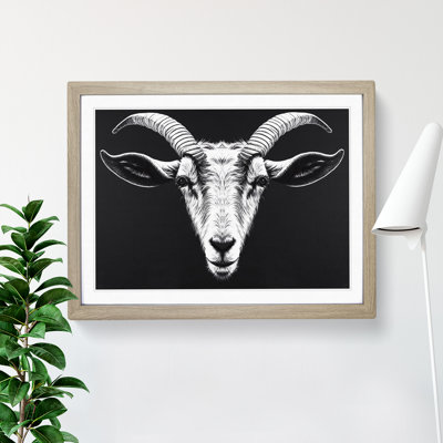 Goat Portrait Vol.3 - Framed Print