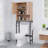 Over The Toilet Storage Cabinet Free Standing Toilet Rack With Adjustable Shelf-1401255317