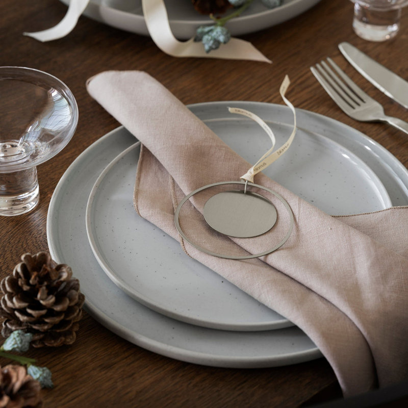 KITAI Modern Silver Ornament with Ring