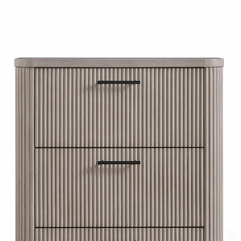 Commode 4 tiroirs (commode), Taupe