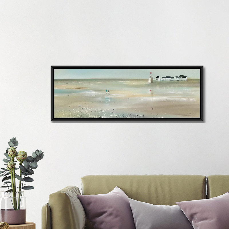«Front Line II», reproduction sur toile, H 12 po x l 36 po x P 1,5 po, Toile encadrée noire