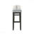 1-Piece Modern Style Counter Height Bench - Tufted Upholstered Seat, Tapered Wood Legs