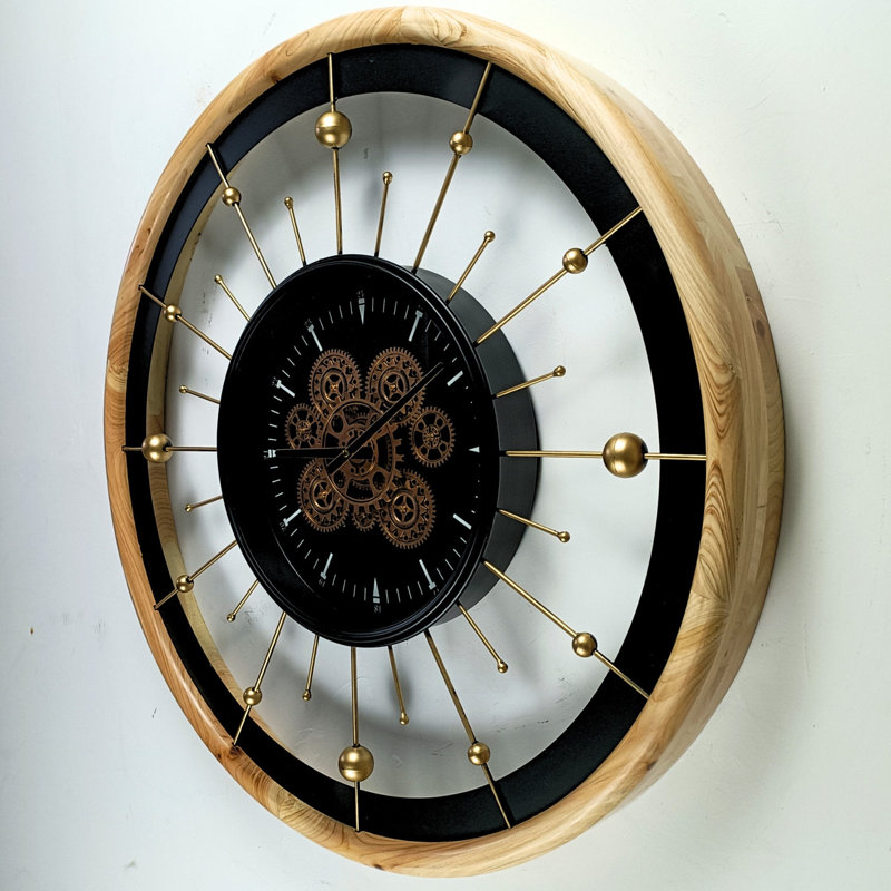 Solid Wood Wall Clock
