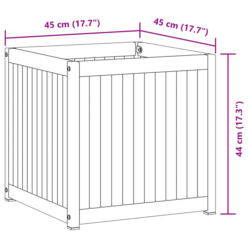 Aleyla Wood Planter