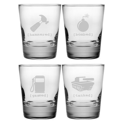 Mr. Tipsy 14oz. Whiskey Glass Set