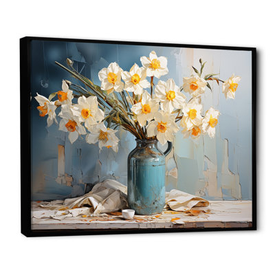 Daffodils Farmhouse Still Life I - Jonquilles, art mural