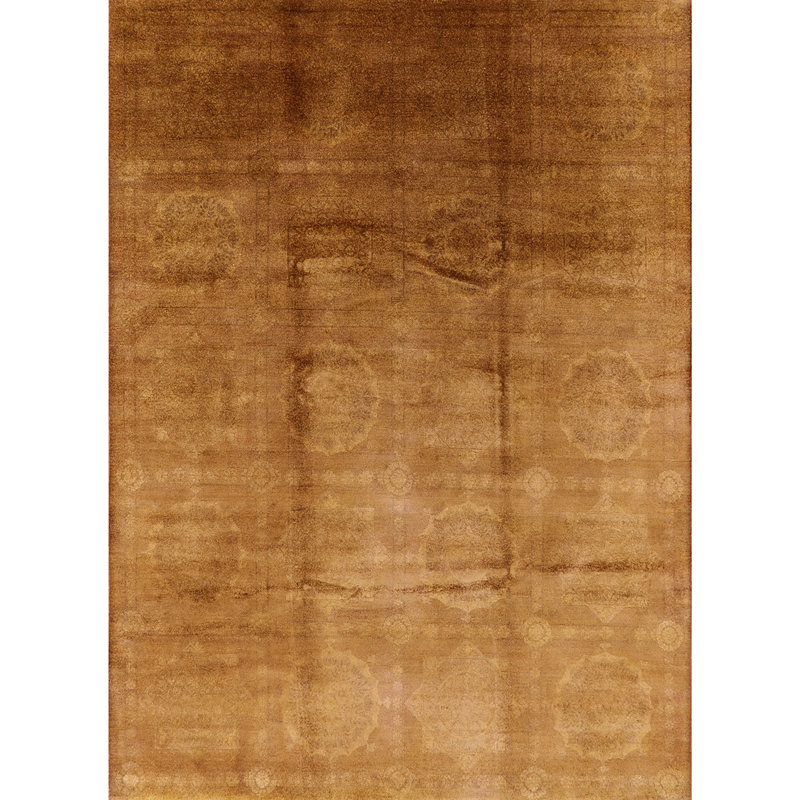 Tapis brun à motif oriental, Rectangle de 3 pi x 5 pi