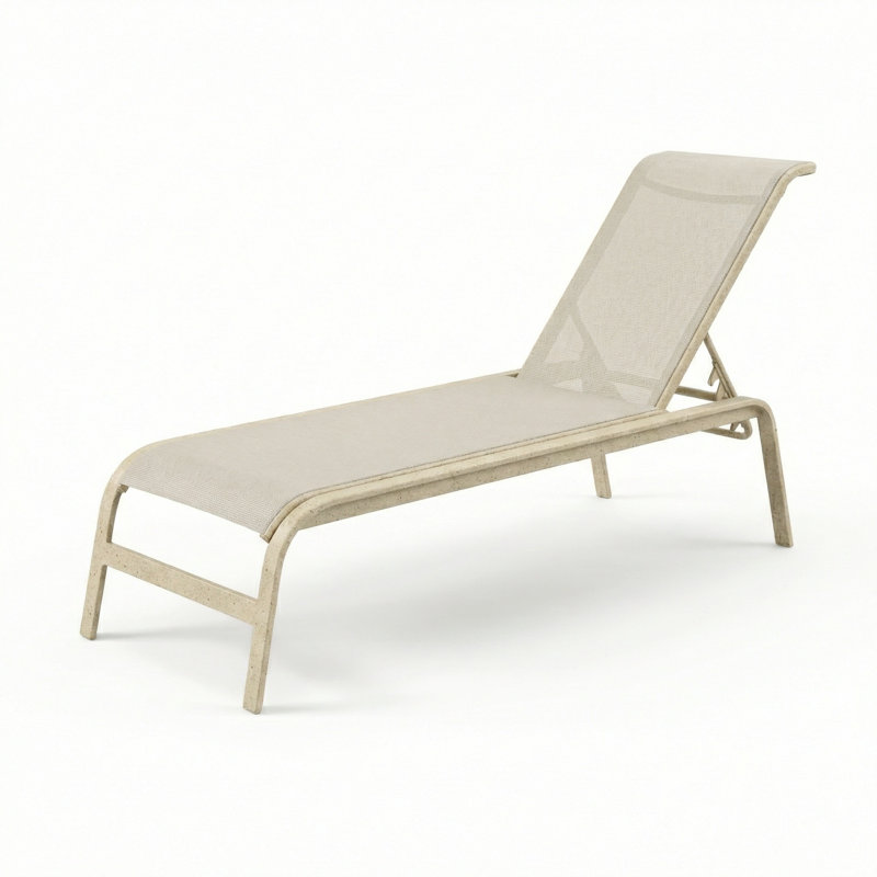 Chaise, Augustine Oyster II Sling/Sandea