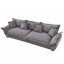 Canapé modulaire modulaire, canapé de style voilier avec rangement, dossier amovible, canapé moderne à assise profonde avec coussins décoratifs pour le salon-1941092581
