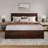 Madison Solid Wood Platform Bed with Matching Footboard and Trundle-96140442-96140439