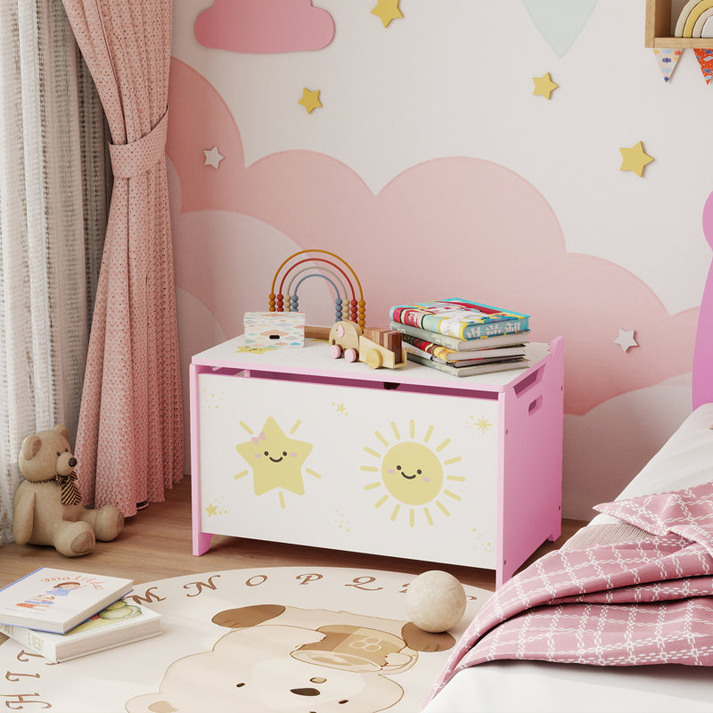 Zoomie Kids Toy Box with Bins