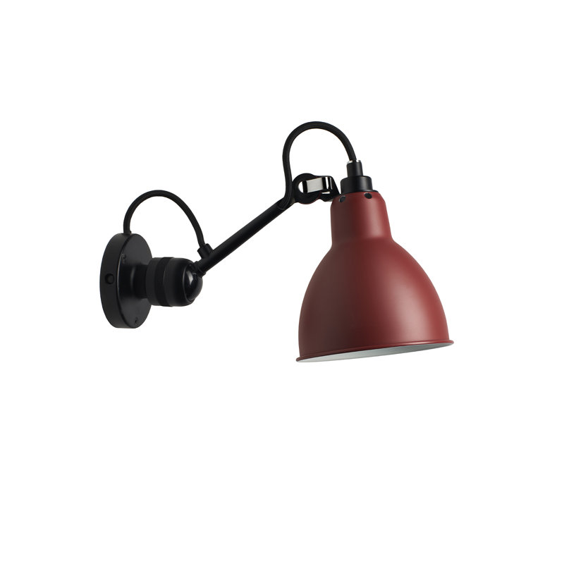 Lampe murale à bras articulé Lampe Gras, Rouge