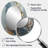 Gold Feather Wanderlust I - Gold Glam Oval Wall Mirror-1392027557