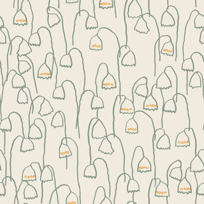 Rouleau de papier peint L 33 pi x l 20,5 po Hubbell Baby Bells