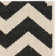 Tapis noir / beige en coton Arneshia