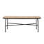 Arlisha Acacia Metal Base Dining Table