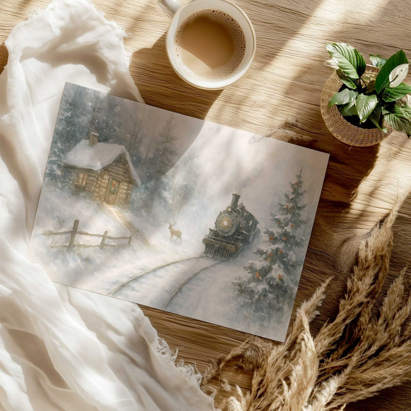 Whistle of Winter, reproduction d'art, 24 po x 36 po, Sans cadre