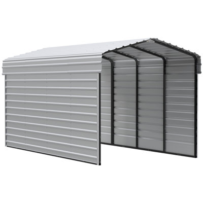 Arrow Steel Carport with 2 Side Wall Kits